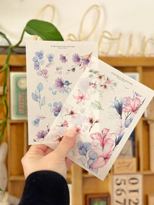 Pressed Floral Stickers | N88 N89