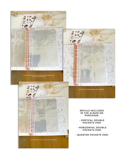 Sticker Album Binder | A5 Sticker Storage