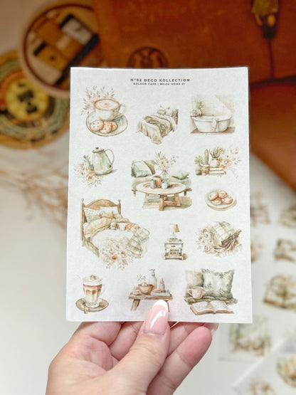 Neutral Aesthetic Home Stickers |  N92 N93 N94