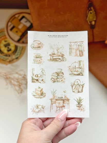 Neutral Aesthetic Home Stickers |  N92 N93 N94