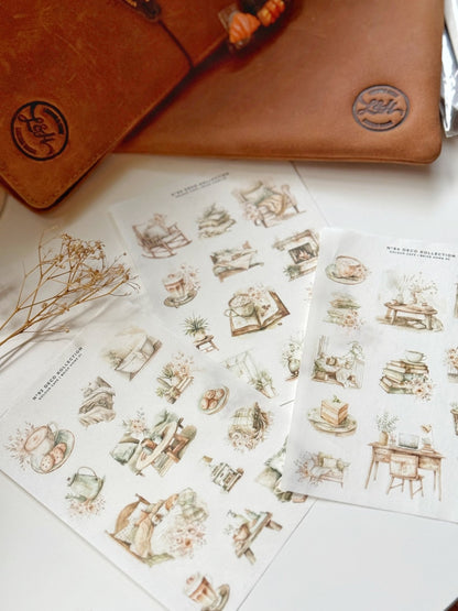 Neutral Aesthetic Home Stickers |  N92 N93 N94