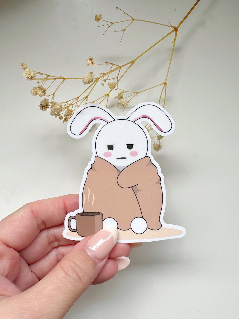 Bean Character Die Cut Stickers