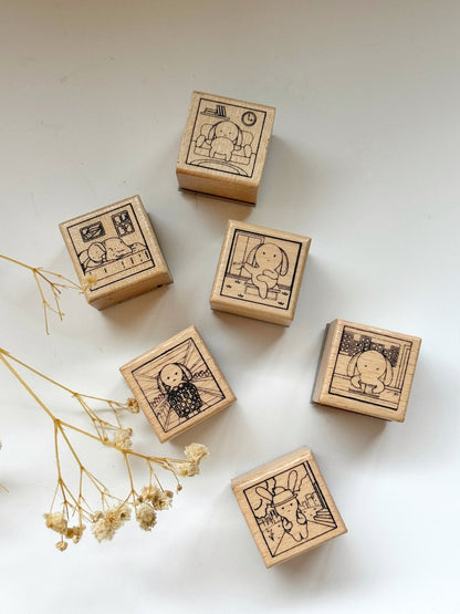 Bean Rubber Stamps