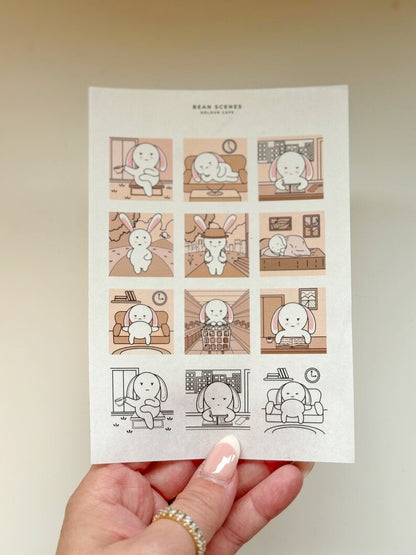 Bean Rubber Stamps