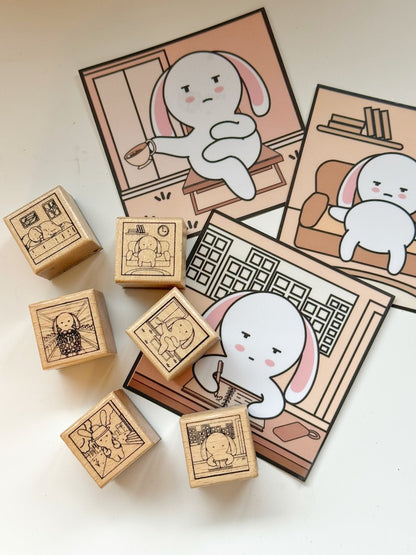 Bean Rubber Stamps
