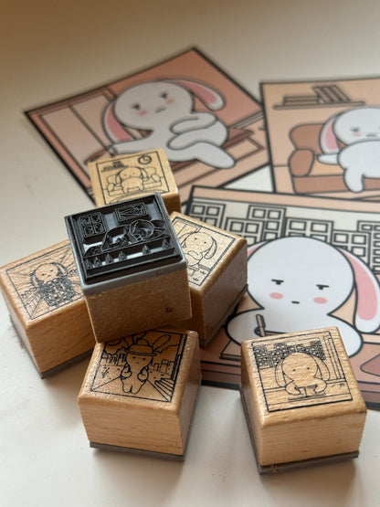 Bean Rubber Stamps