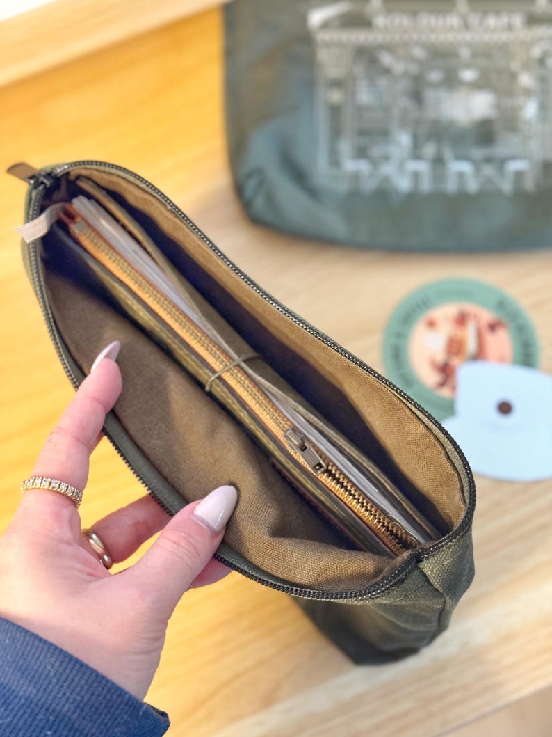 Large Canvas Pen Pouch