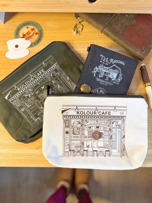 Large Canvas Pen Pouch