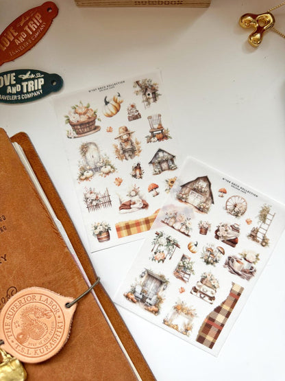 Rustic Autumn Stickers | N107 N108