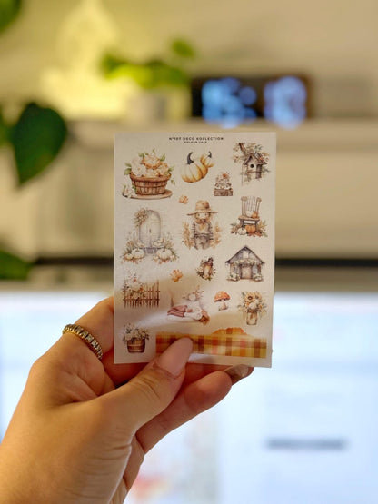 Rustic Autumn Stickers | N107 N108