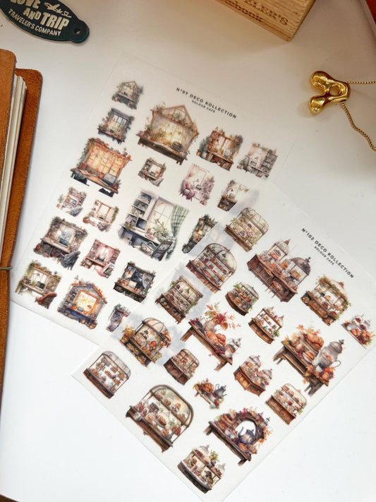 Cozy WFH Home Office Stickers | N97 N102