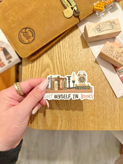 Bookshelf Vinyl Stickers