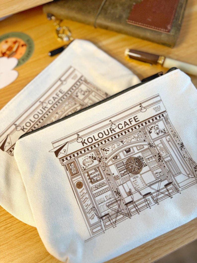 Large Canvas Pen Pouch