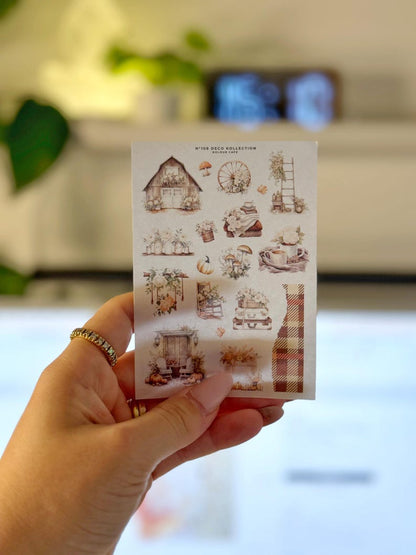 Rustic Autumn Stickers | N107 N108
