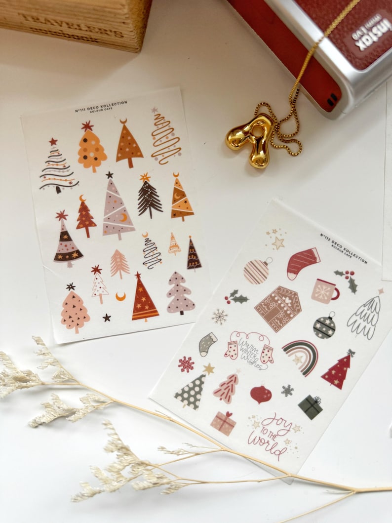 Christmas Doodles Stickers | DK11 12