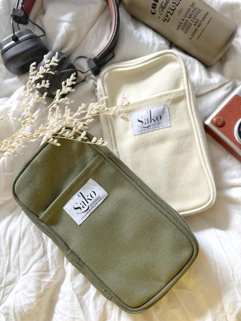 Canvas Traveler's Notebook Pouches