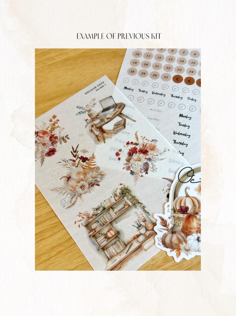 Monthly Planner Subscription Kit