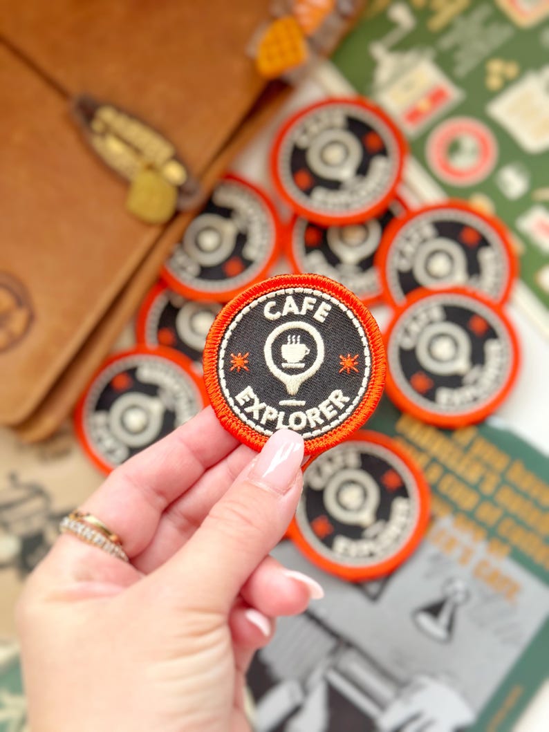 Stick On Embroidered Patch | Coffee Patch