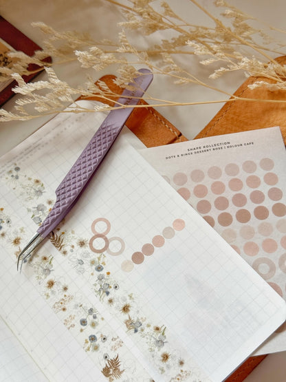 Planner Drops and Squares Washi Stickers