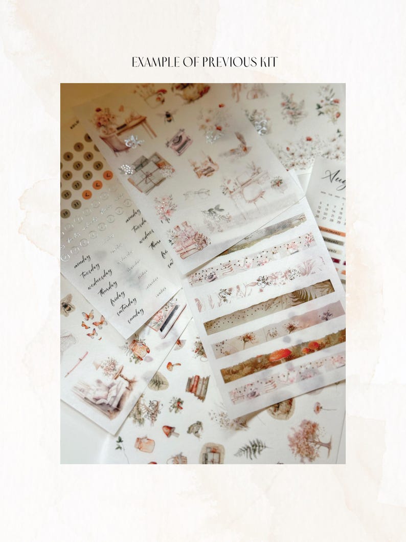 Monthly Planner Subscription Kit