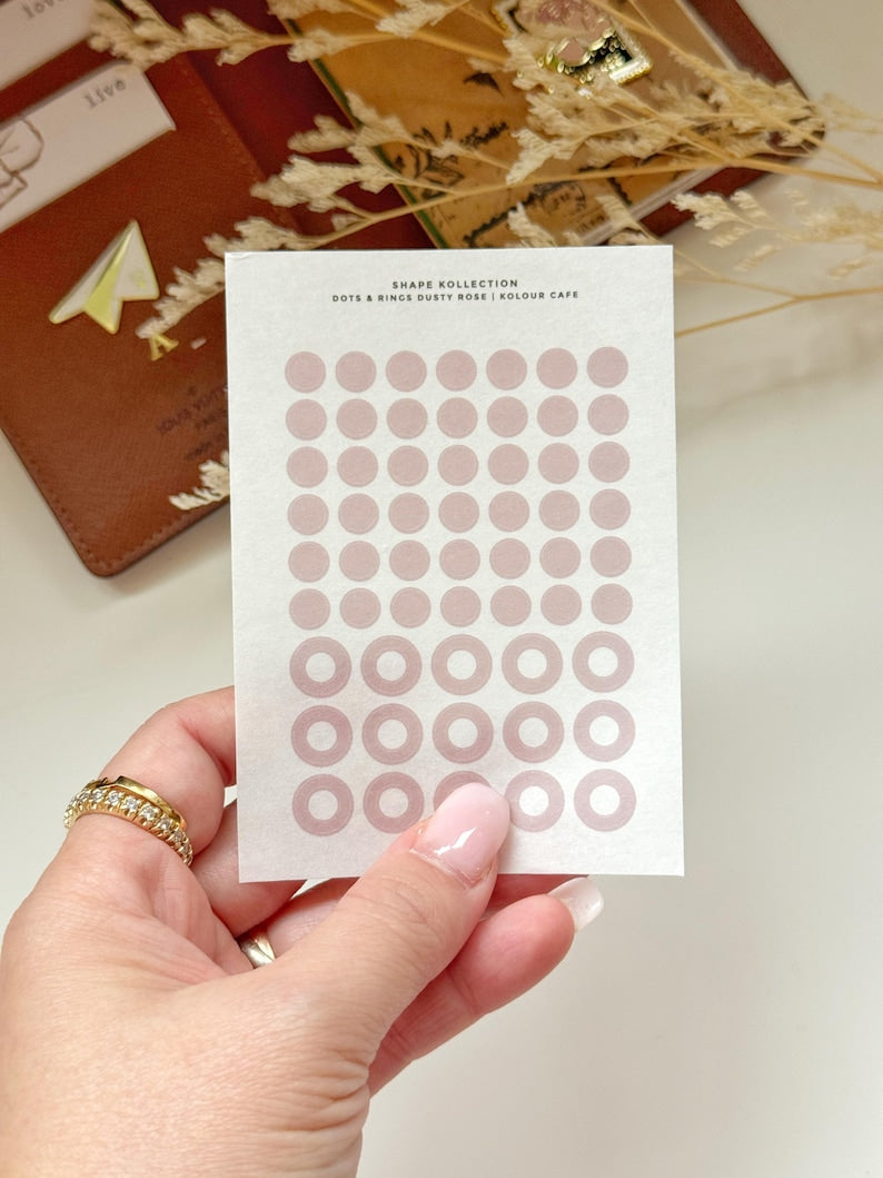 Planner Dots and Rings Washi Stickers | Moderns