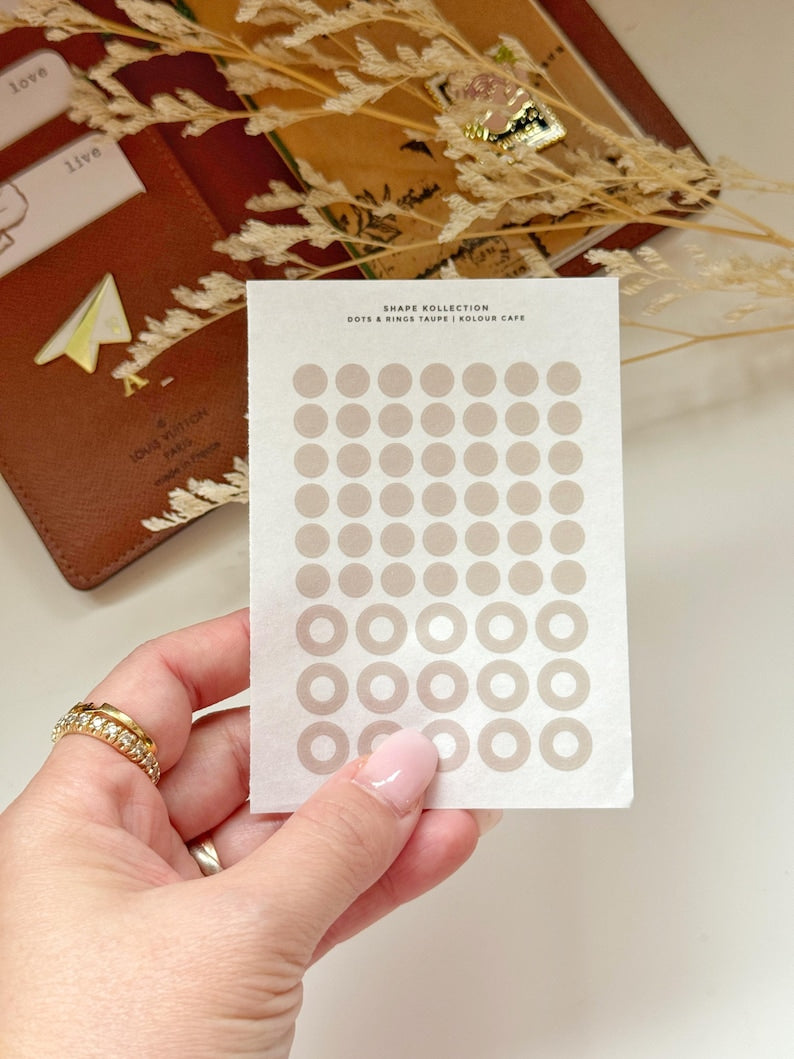Planner Dots and Rings Washi Stickers | Moderns