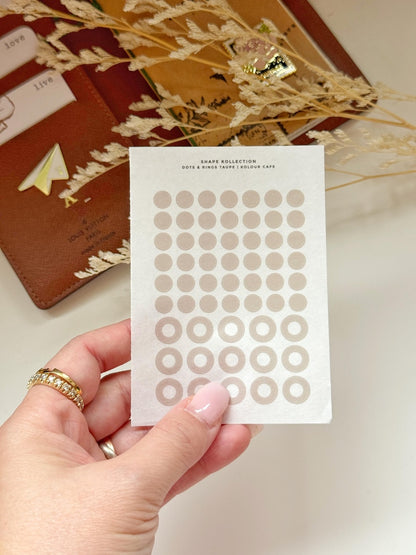 Planner Dots and Rings Washi Stickers | Moderns