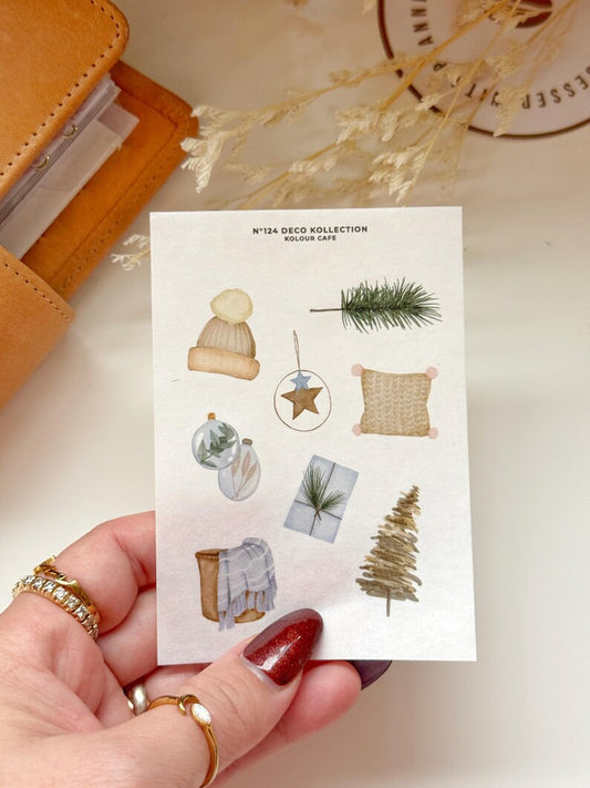 Winter Cottage Stickers | N124 N125