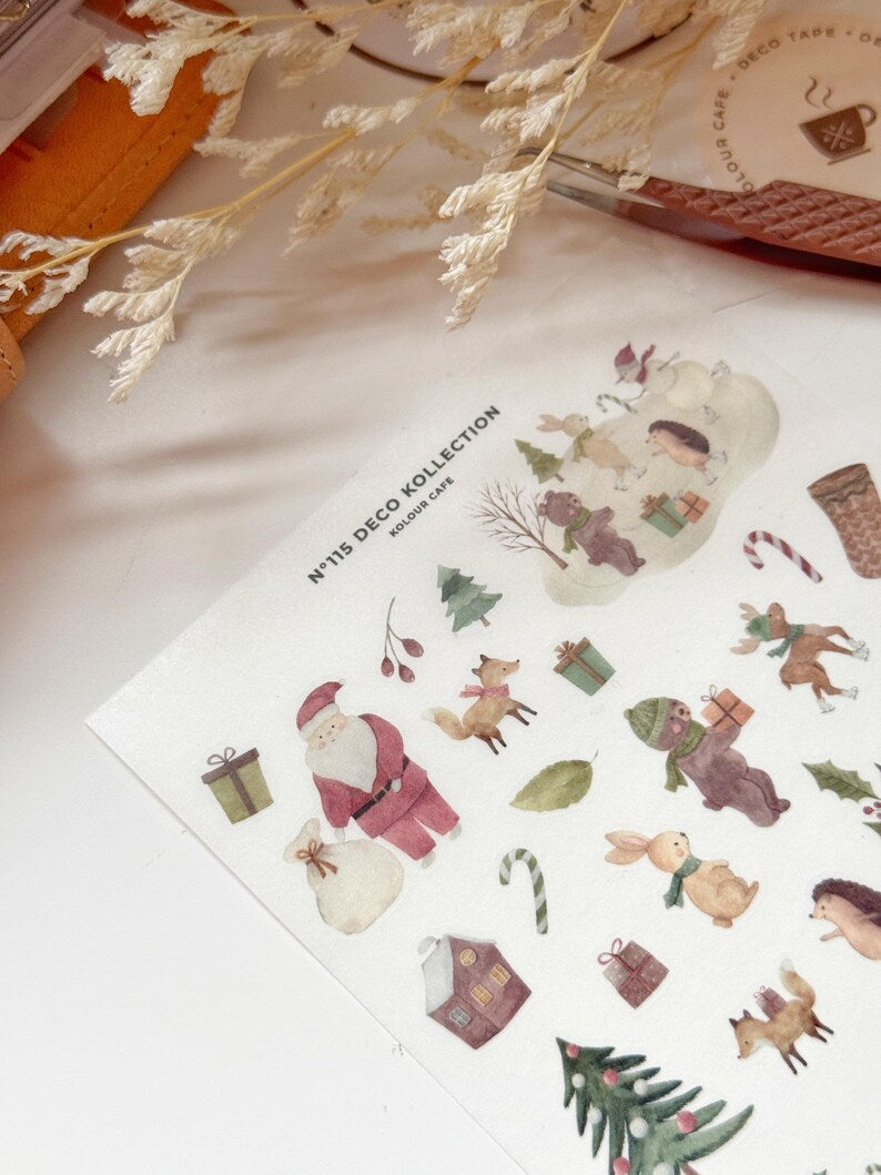 Whimsical Christmas Stickers | N115