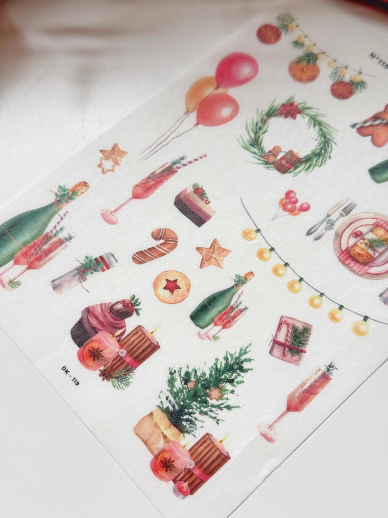 New Year Celebration Stickers | DK119