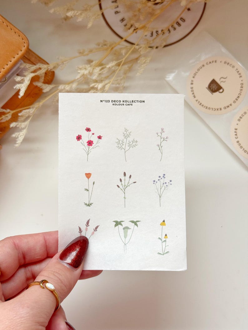 Wild Flowers Stickers | N4
