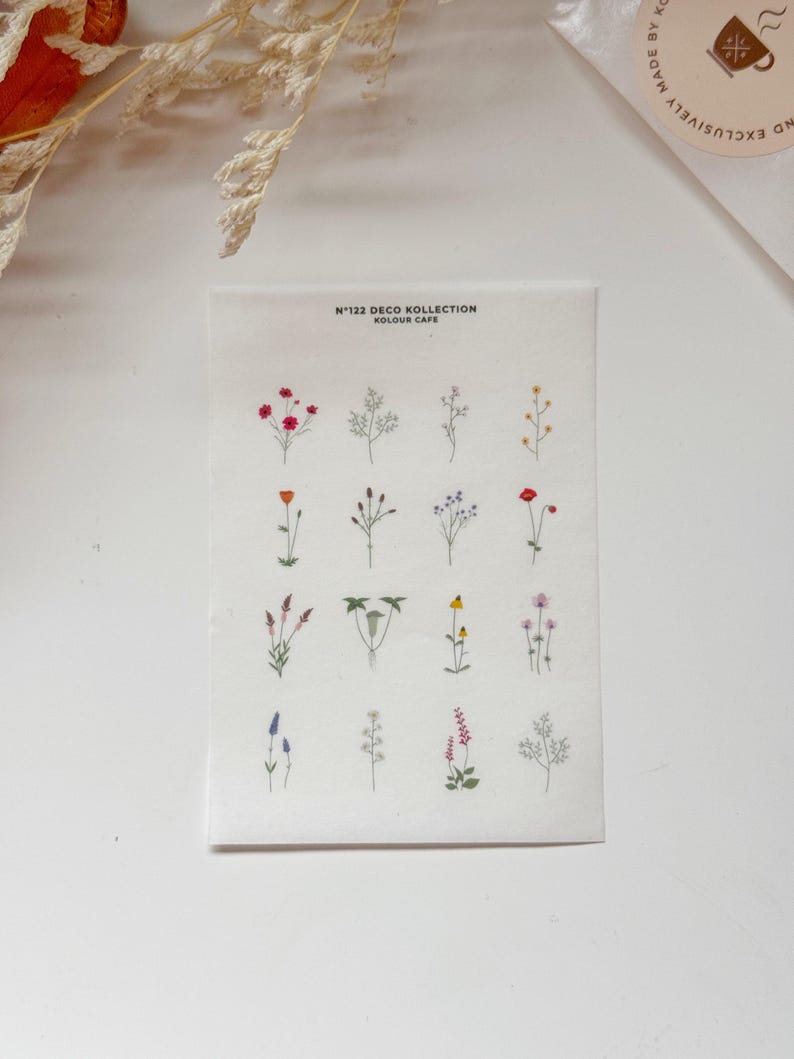 Wild Flowers Stickers | N4