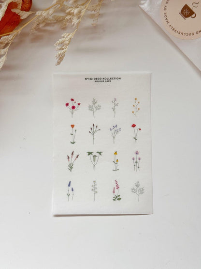 Wild Flowers Stickers | N4