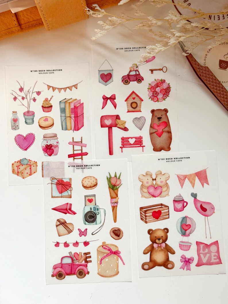 Valentines Day Stickers | N130 to N133