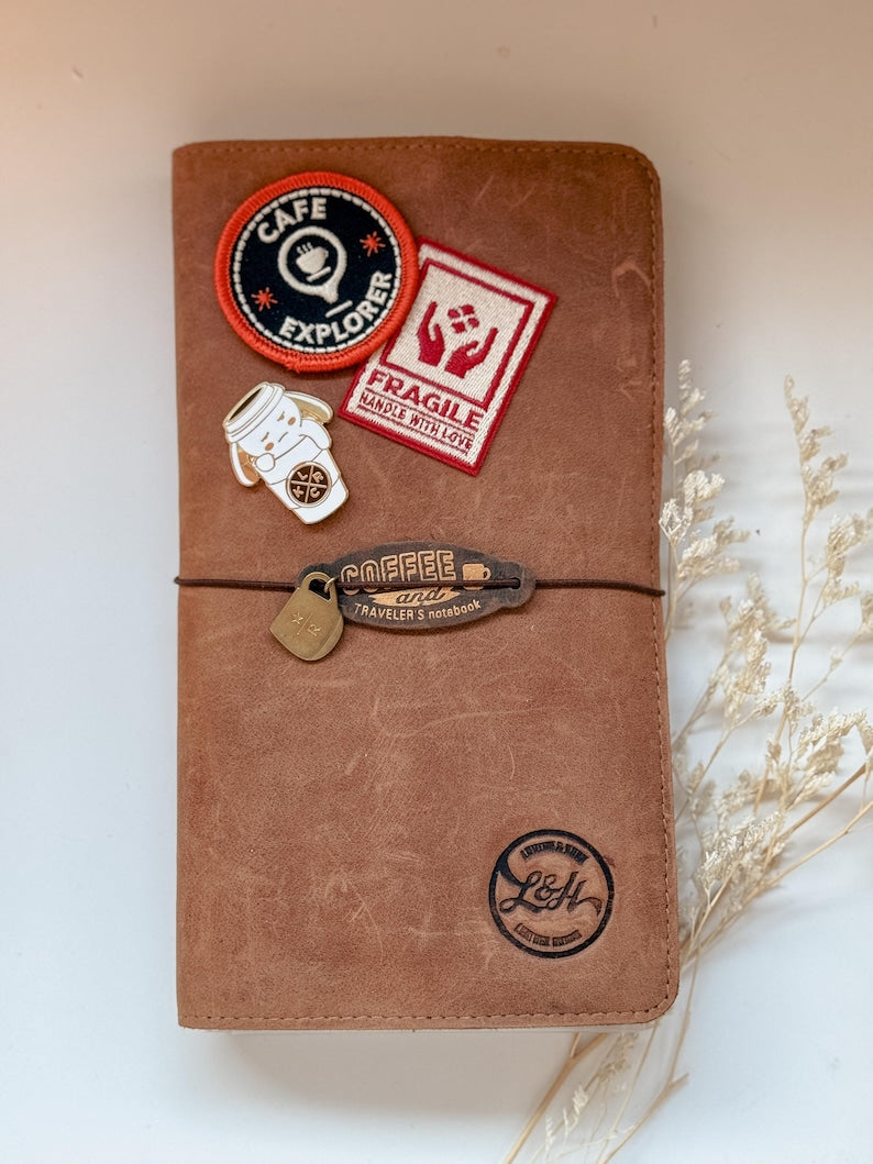 Stick On Vegan Leather Patch | Coffee Cafe