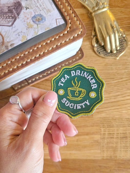 Stick On Embroidered Patch | Tea Patch