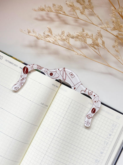 Beige Acrylic Page Holder