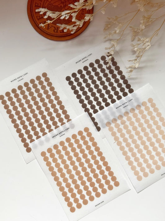 Planner Dots Washi Stickers | Cofi Palette