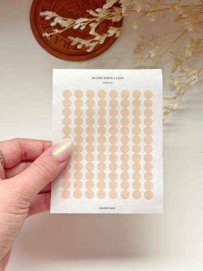 Planner Dots Washi Stickers | Cofi Palette