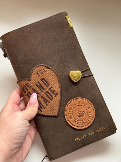 Stick On Vegan Leather Patch | Coffee Cafe