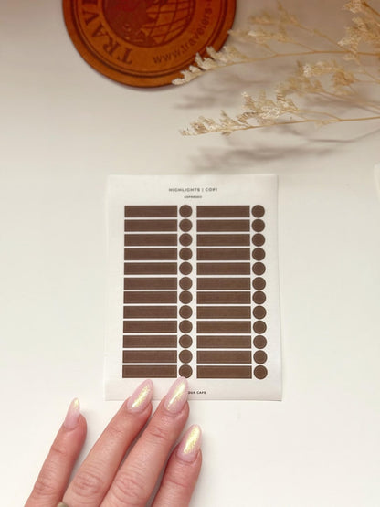 Planner Dots and Highlight Washi Stickers | Cofi Palette