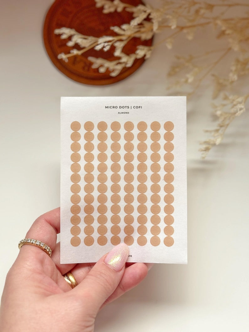 Planner Dots Washi Stickers | Cofi Palette