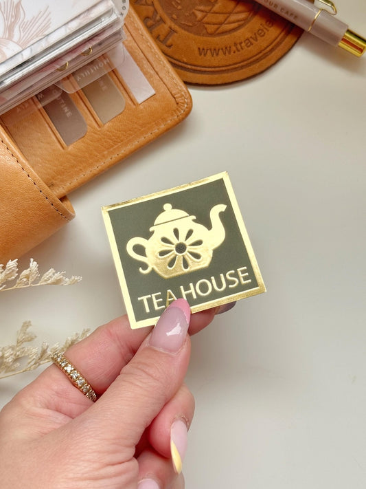 Tea House Sticker