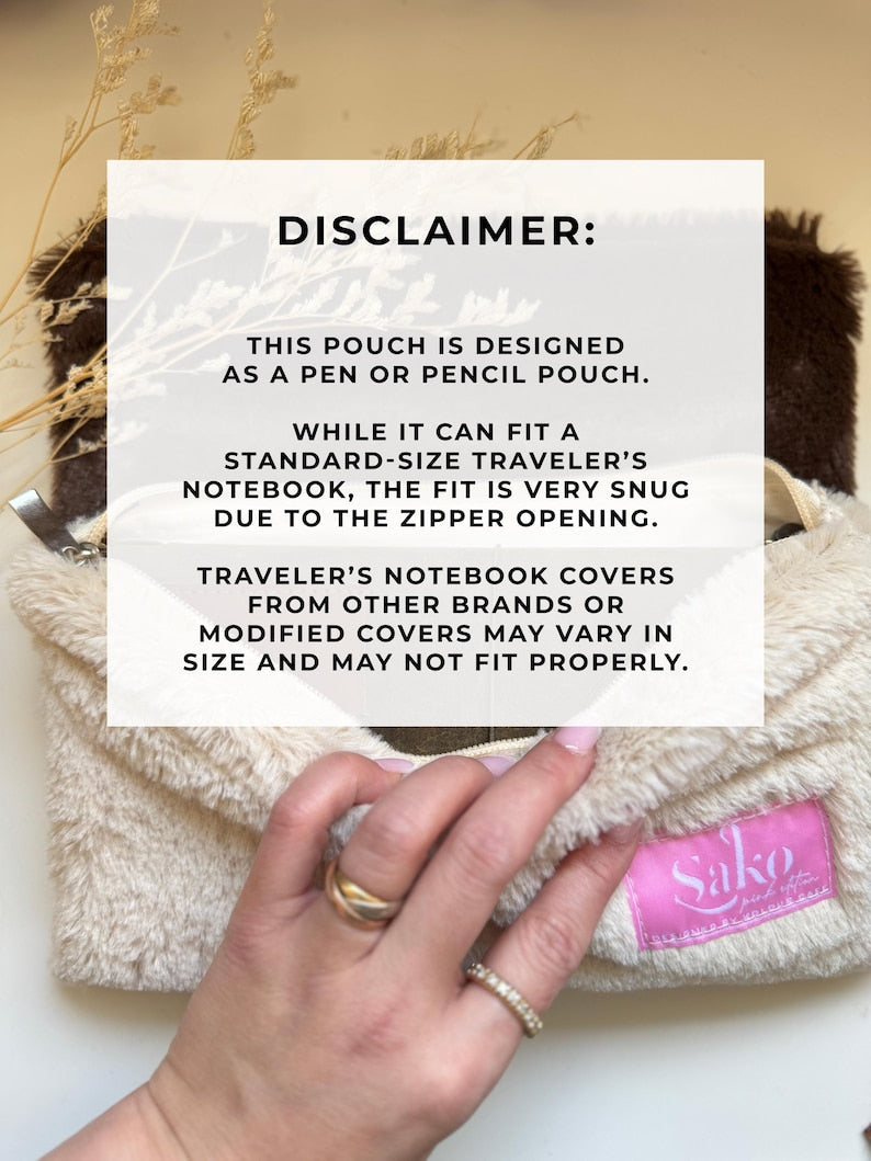 Teddy Zipped Pen Pouch