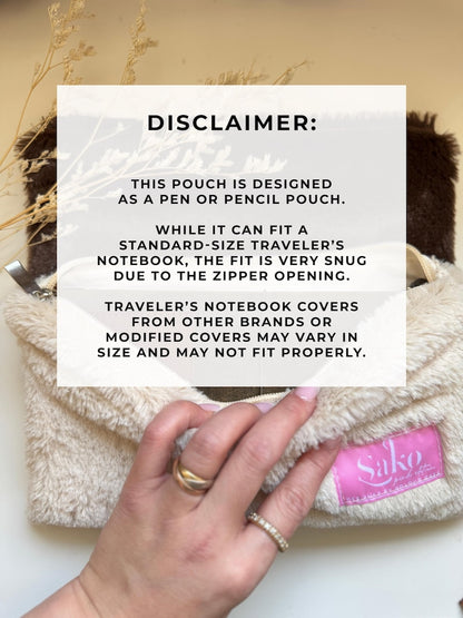 Teddy Zipped Pen Pouch