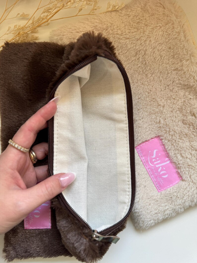 Teddy Zipped Pen Pouch