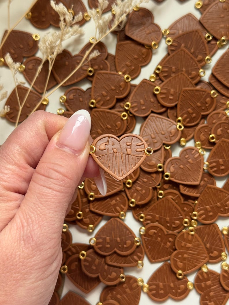Leather Planner Charm | Cafe Planning