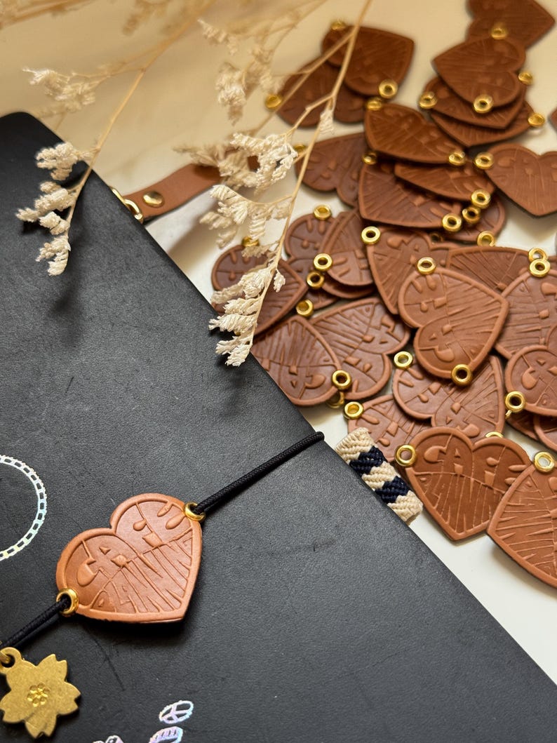 Leather Planner Charm | Cafe Planning
