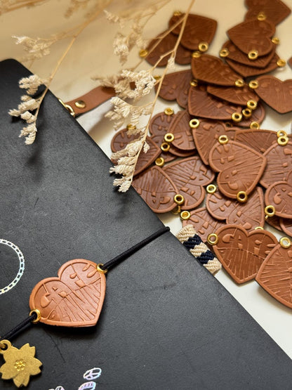 Leather Planner Charm | Cafe Planning