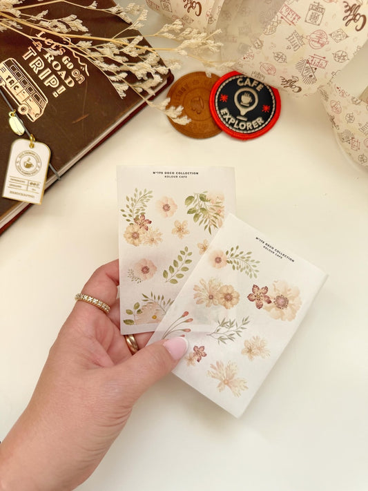 Floral Watercolor Stickers | N175 176